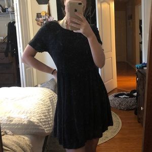 Marbled babydoll dress